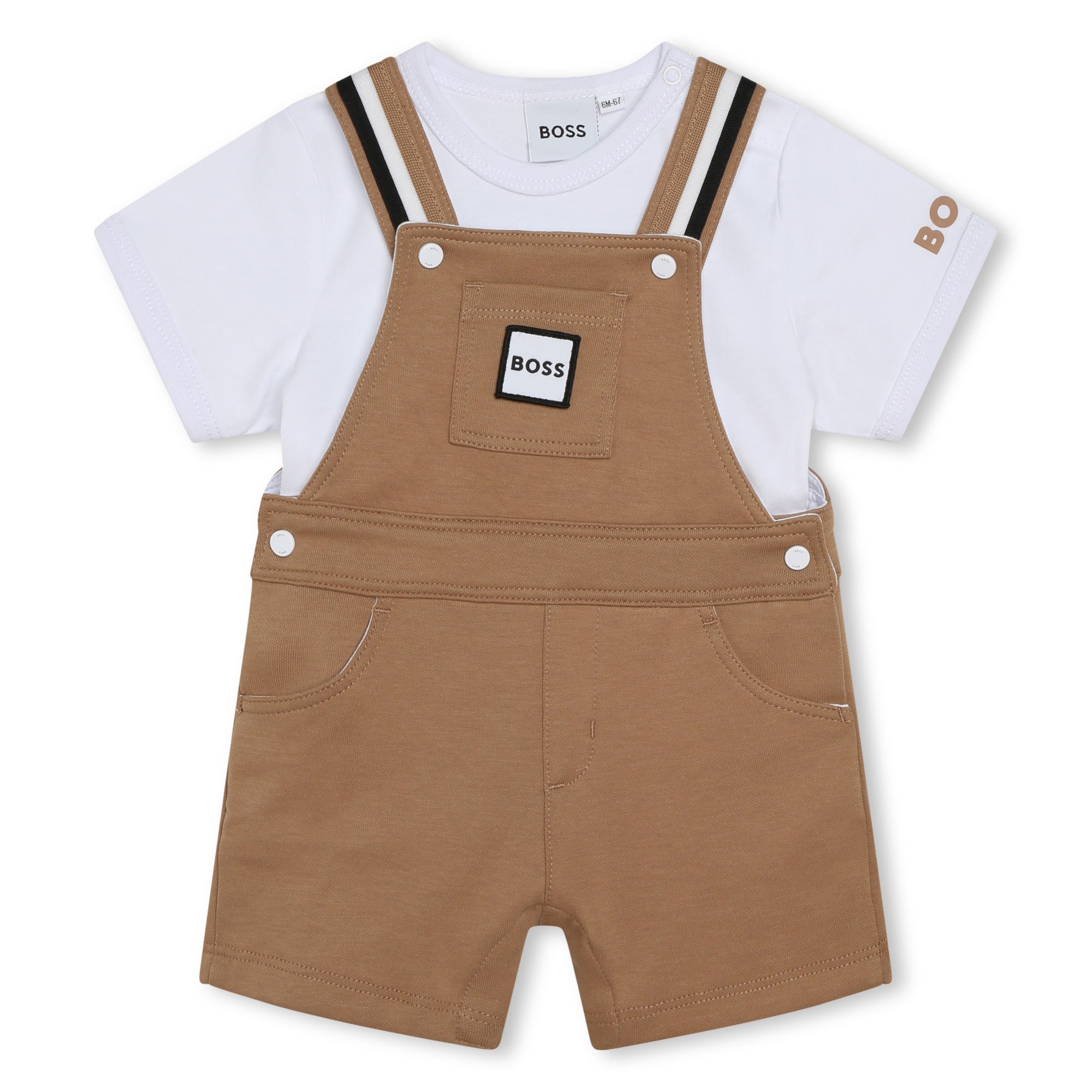 Hugo Boss T-Shirt+Dungarees Set Style: J98409