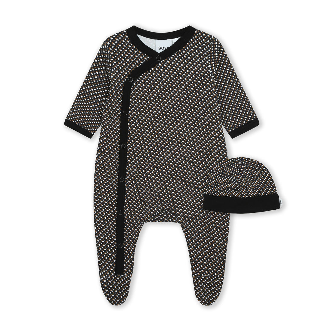 Hugo Boss Pyjamas + Pull On Hat Set Style: J98438