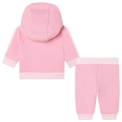 Hooded Cardigan and Trousers Set