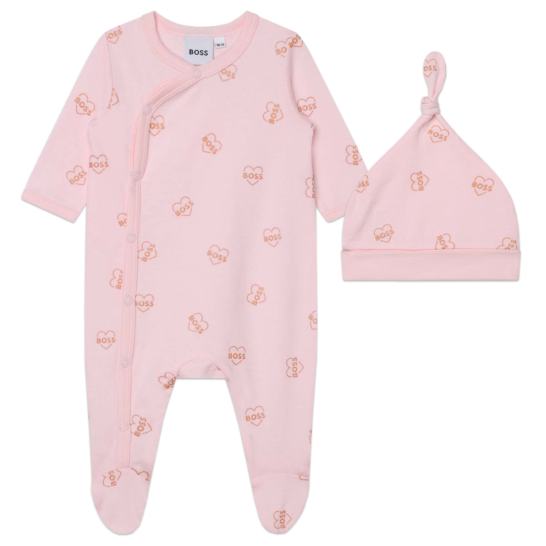 Hugo Boss Pyjamas + Pull On Hat Set Style: J98444