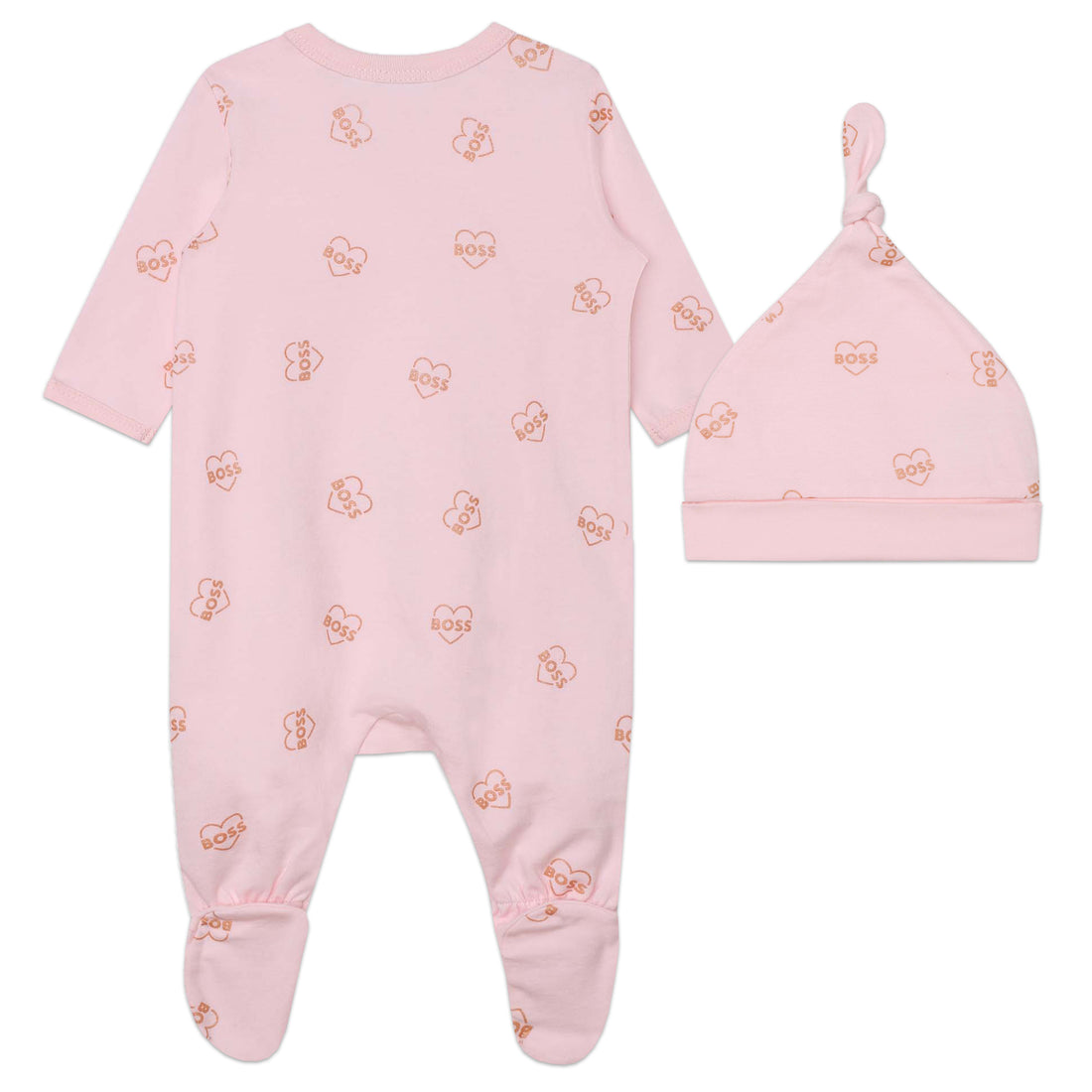 Hugo Boss Pyjamas + Pull On Hat Set Style: J98444