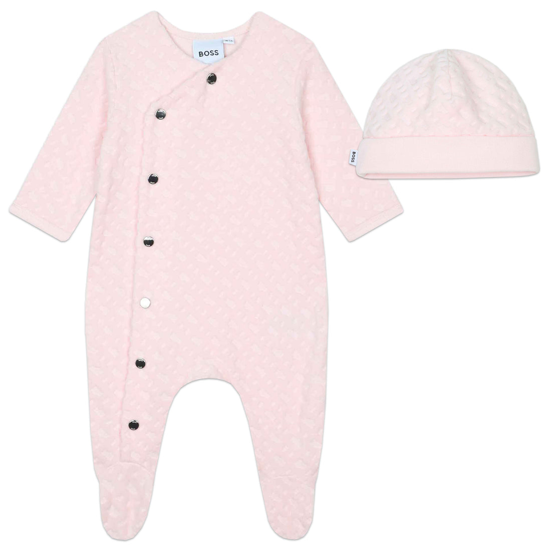 Hugo Boss Pyjamas + Pull On Hat Set Style: J98448