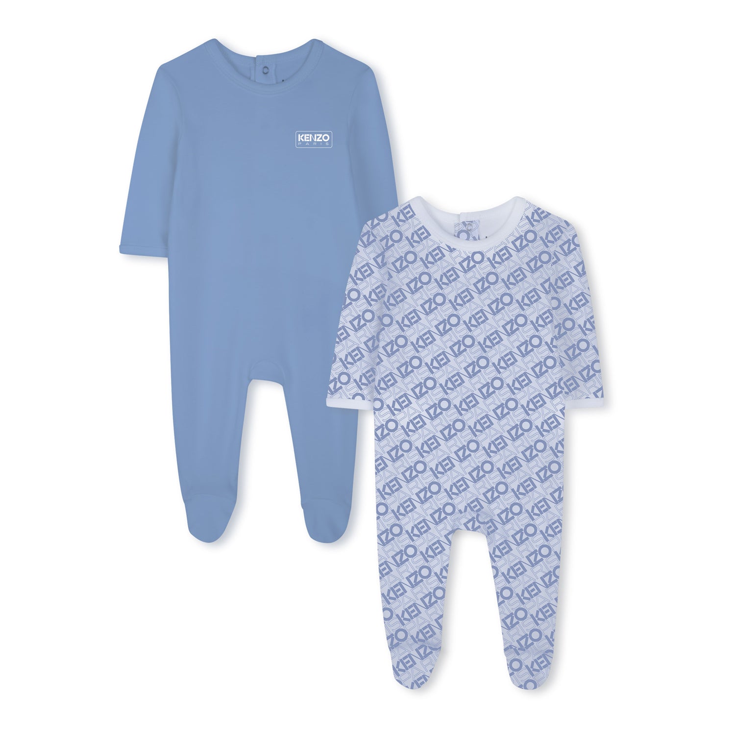 Set of Two Baby Sleepsuits