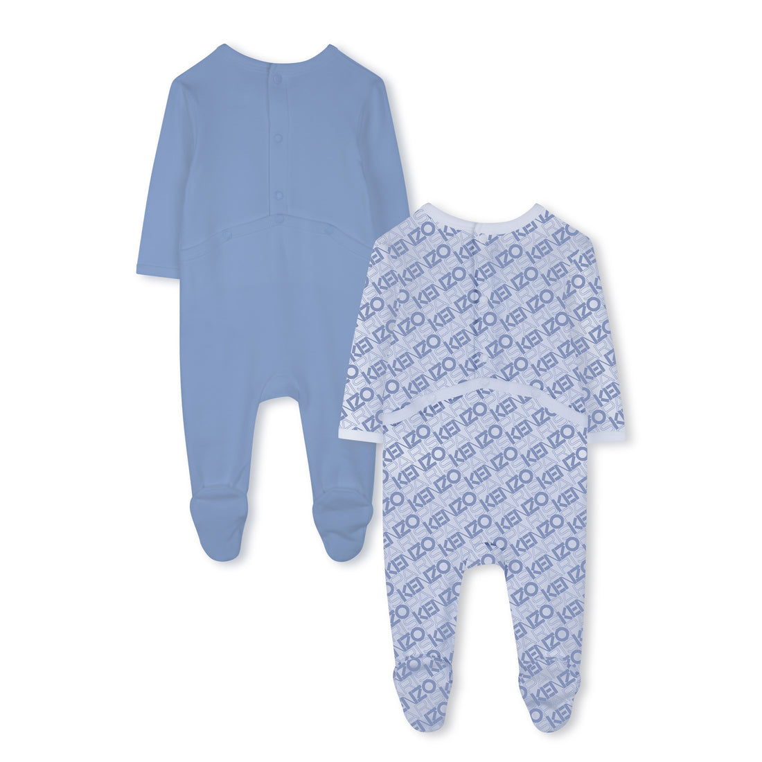 Set of Two Baby Sleepsuits