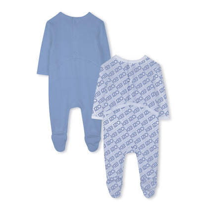 Set of Two Baby Sleepsuits