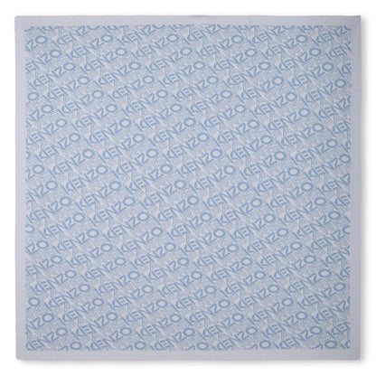 Kenzo Cotton Baby Blanket with Signature Detailing