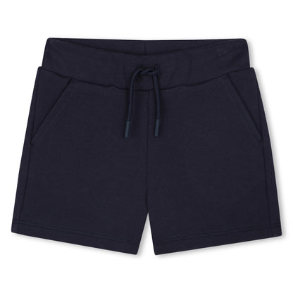 Cotton Bermuda Shorts with Drawstring Waist