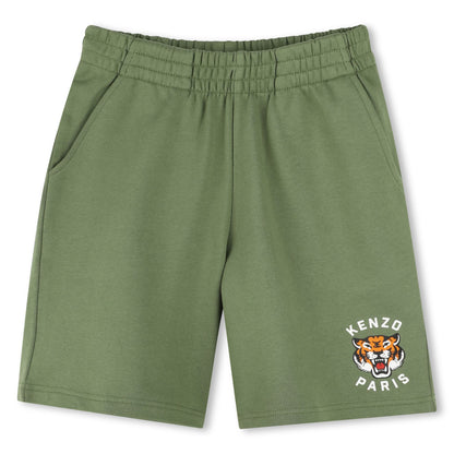 Bermuda Shorts with Iconic Tiger Logo