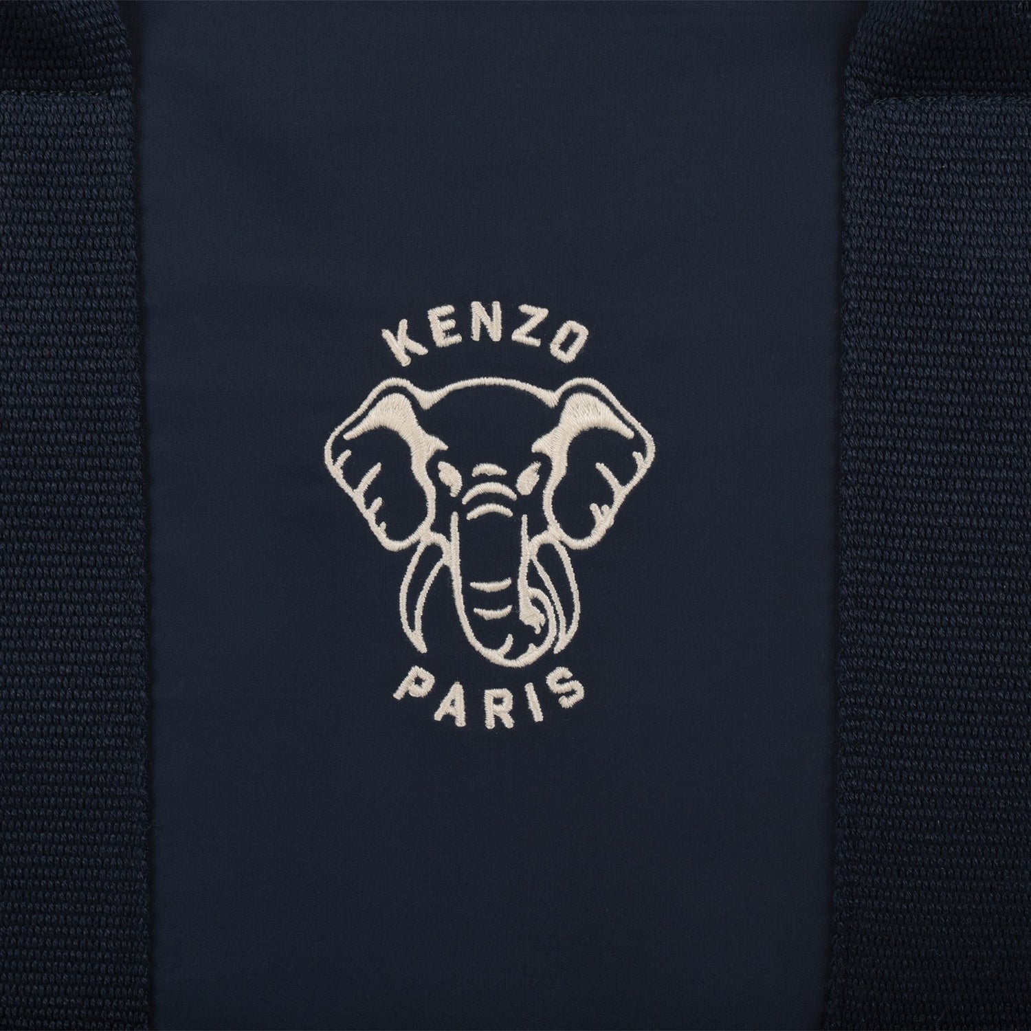 Navy Canvas Changing Bag and Backpack with Embroidered Logo