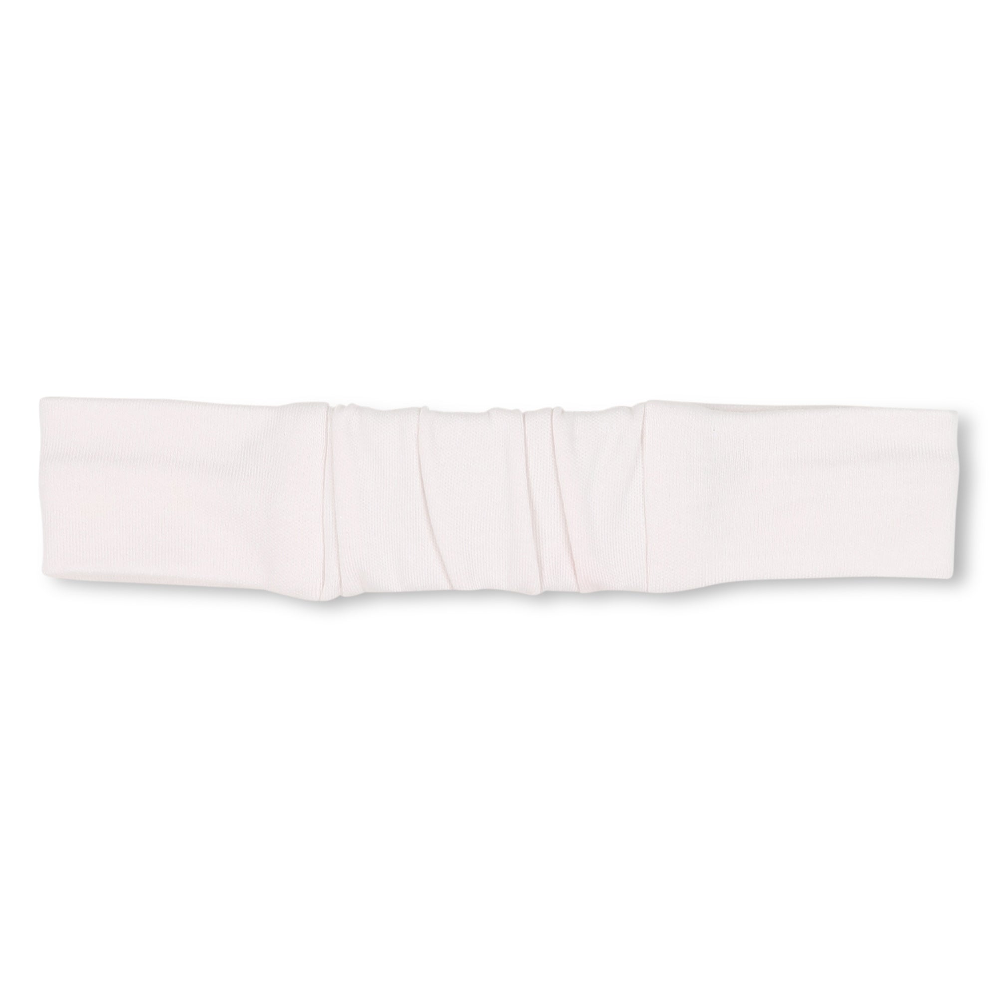 Baby pink dress, white leggings and matching headband set with embroidered detail