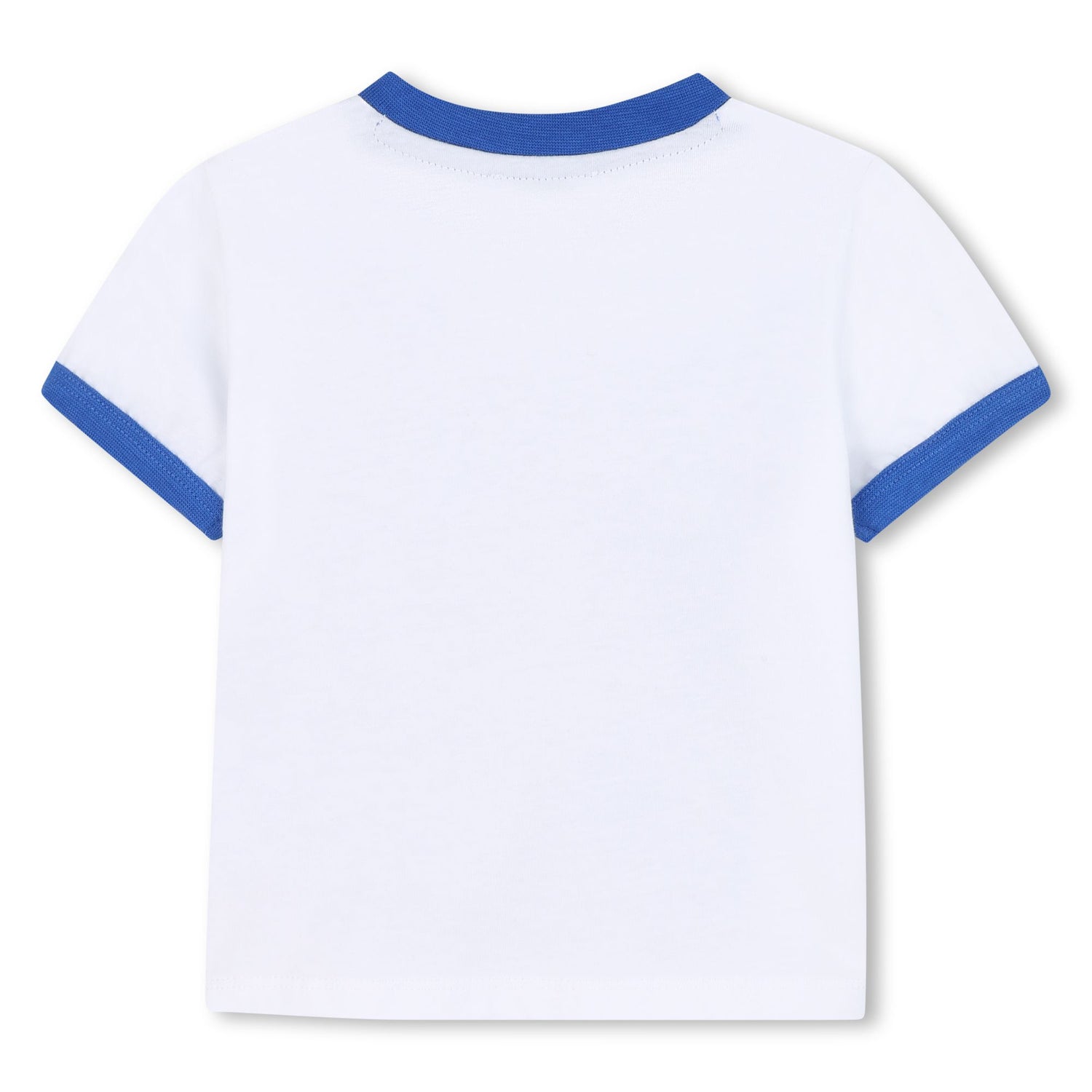 Pack of Two Graphic T-Shirts, White with Contrast Trim