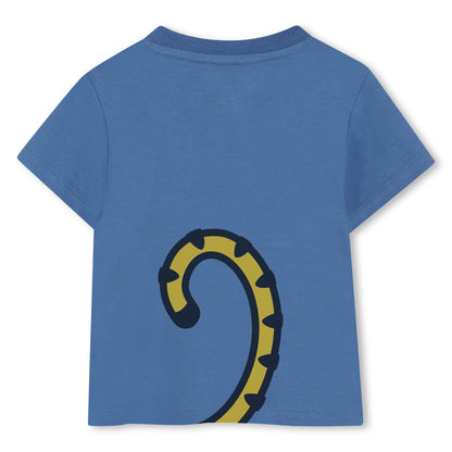 Kids Jersey T-Shirt with Tiger Print