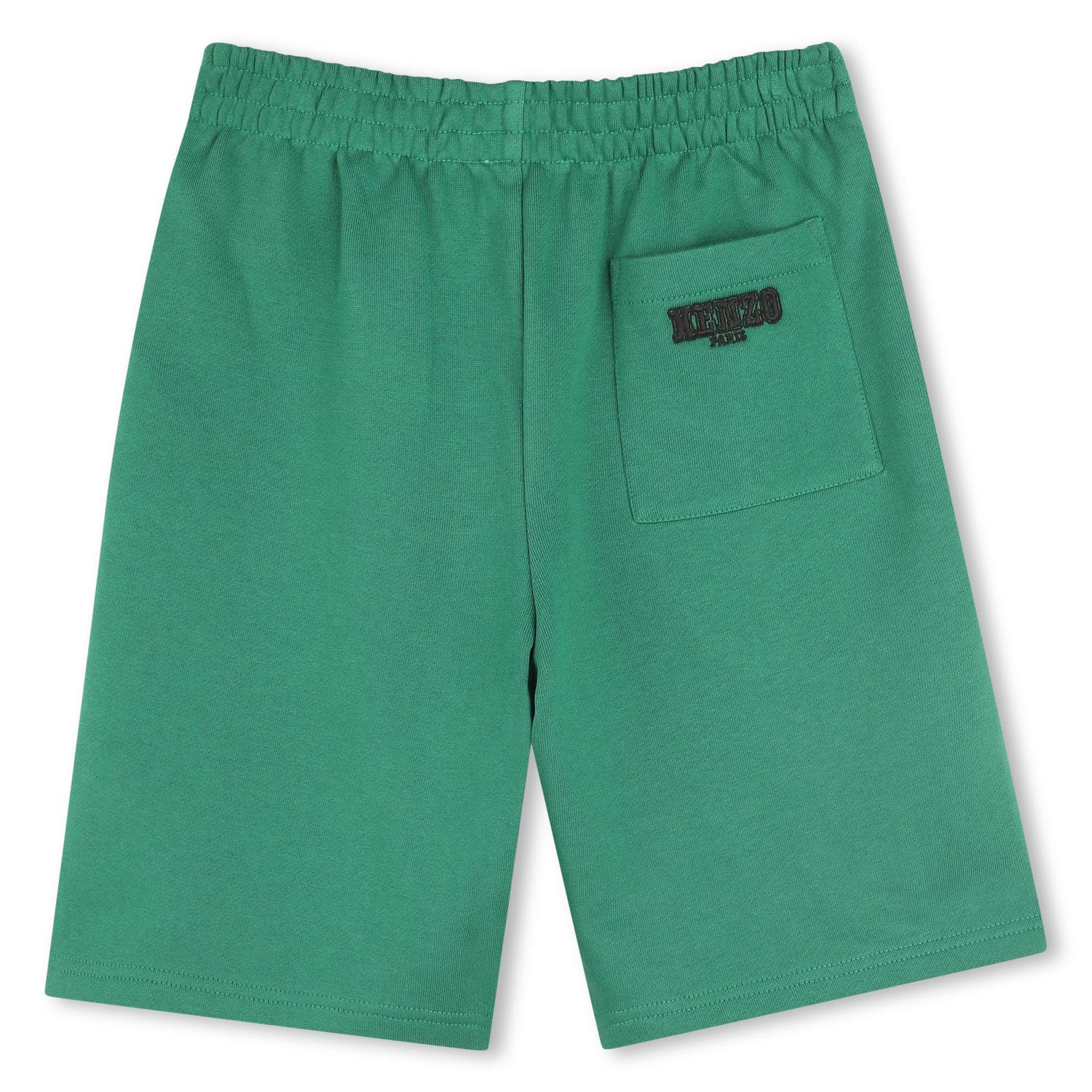 Embroidered Tiger Bermuda Shorts, Green