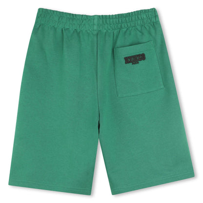 Embroidered Tiger Bermuda Shorts, Green