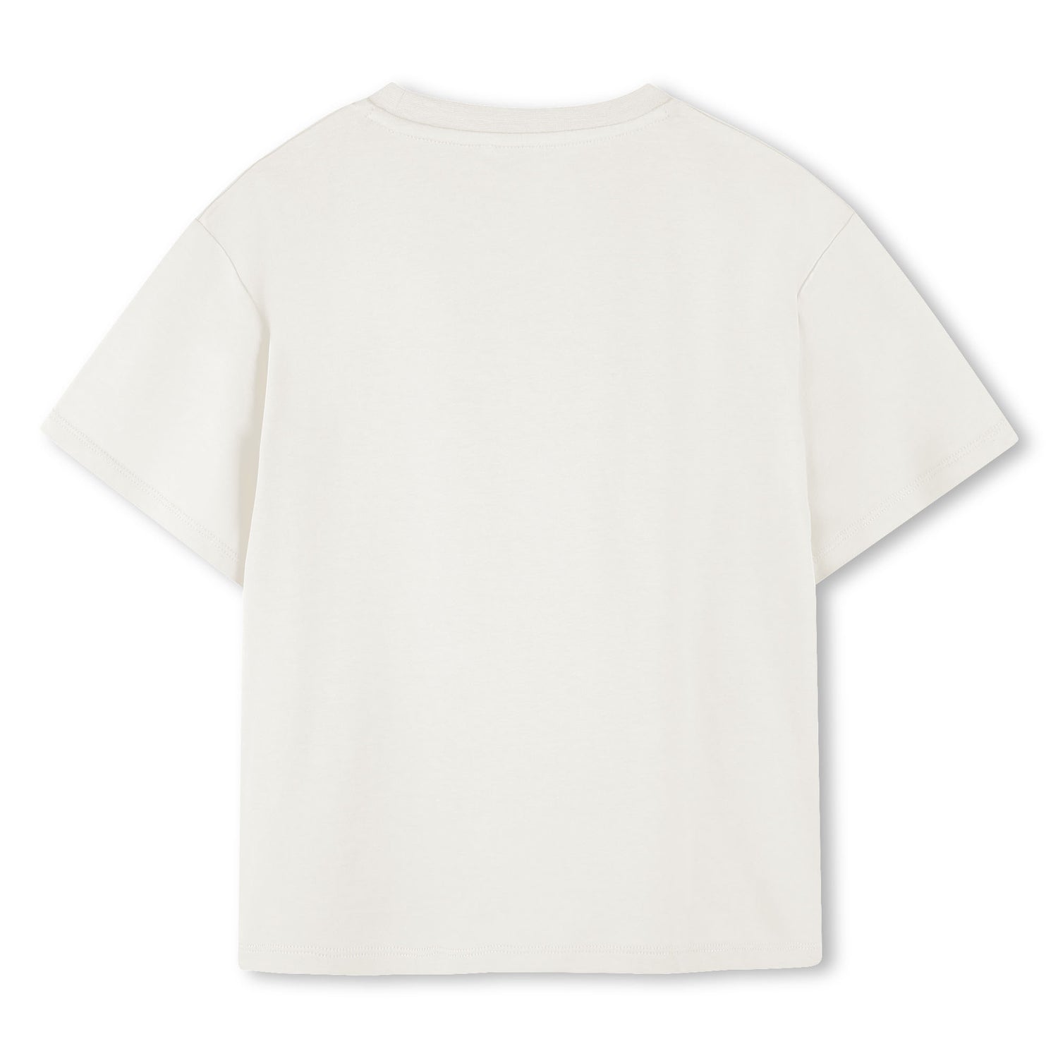 Kids organic cotton t-shirt with roaring tiger logo print