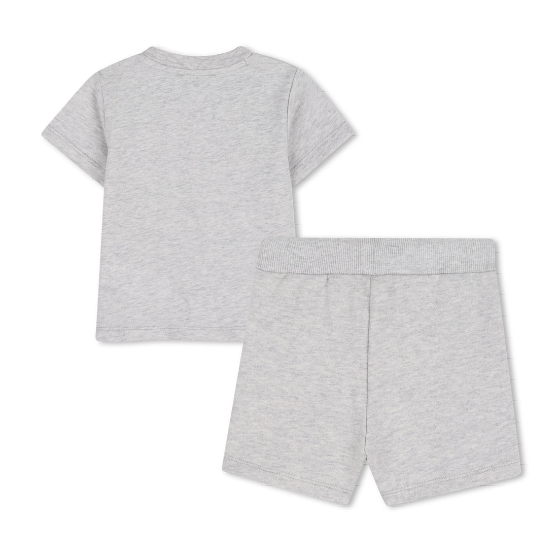 T-Shirt &amp; Bermuda Shorts Set in Heather Grey Kenzo