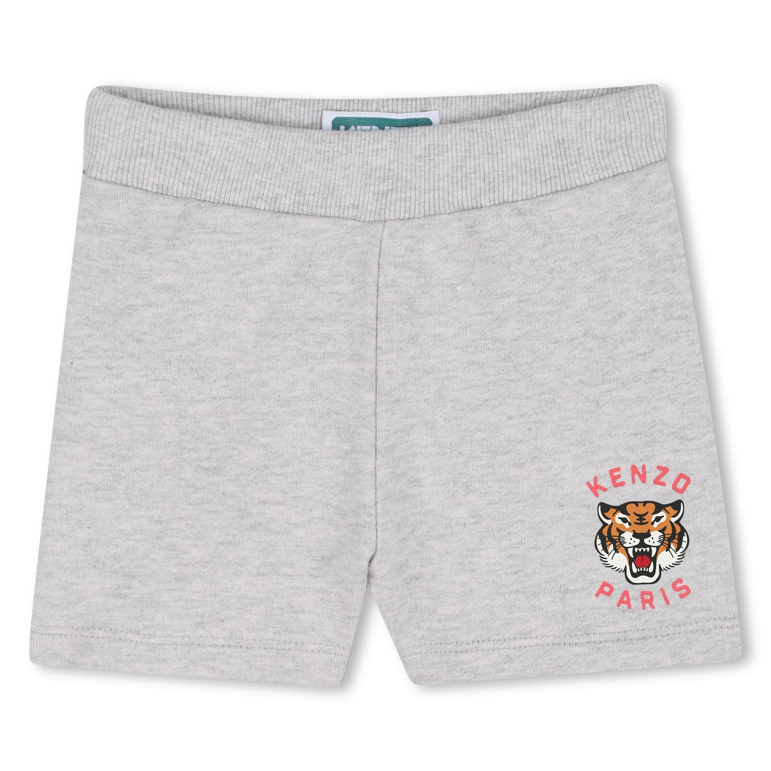 T-Shirt &amp; Bermuda Shorts Set in Heather Grey Kenzo