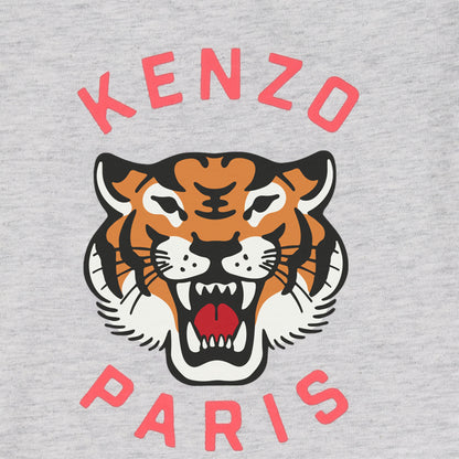 T-Shirt &amp; Bermuda Shorts Set in Heather Grey Kenzo