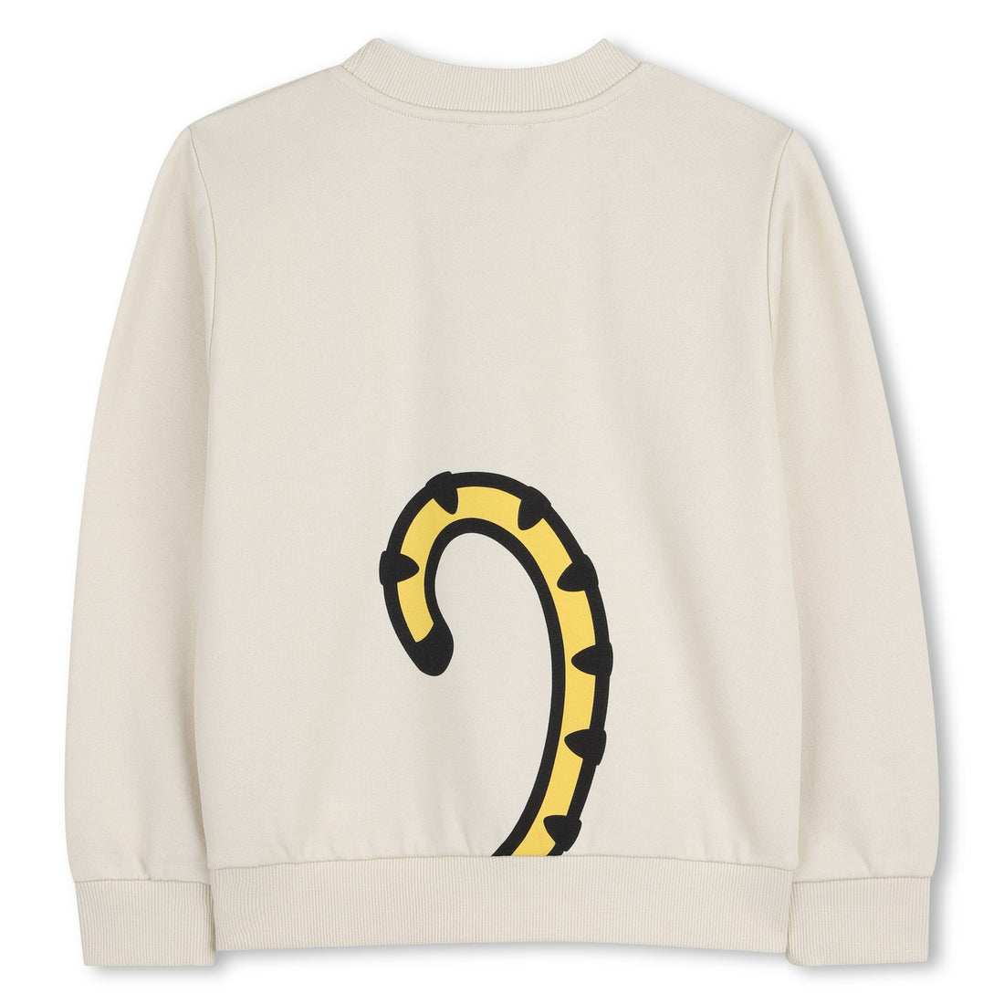 Logo Sweatshirt in Pale Yellow Kenzo