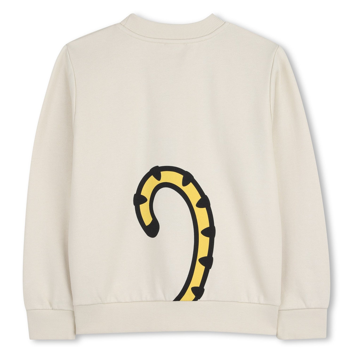 Logo Sweatshirt in Pale Yellow Kenzo