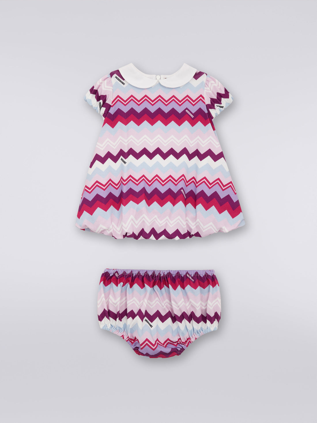 Missoni Two-piece set with dress and culotte trousers in zigzag cotton