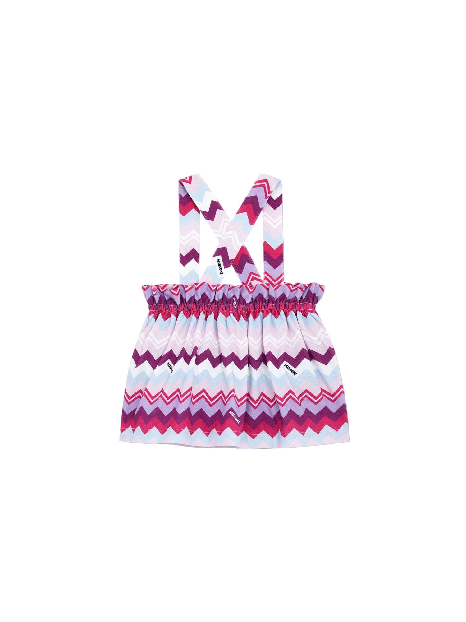 Missoni Toddler Girls Pinafore Dress With Attached Bloomer