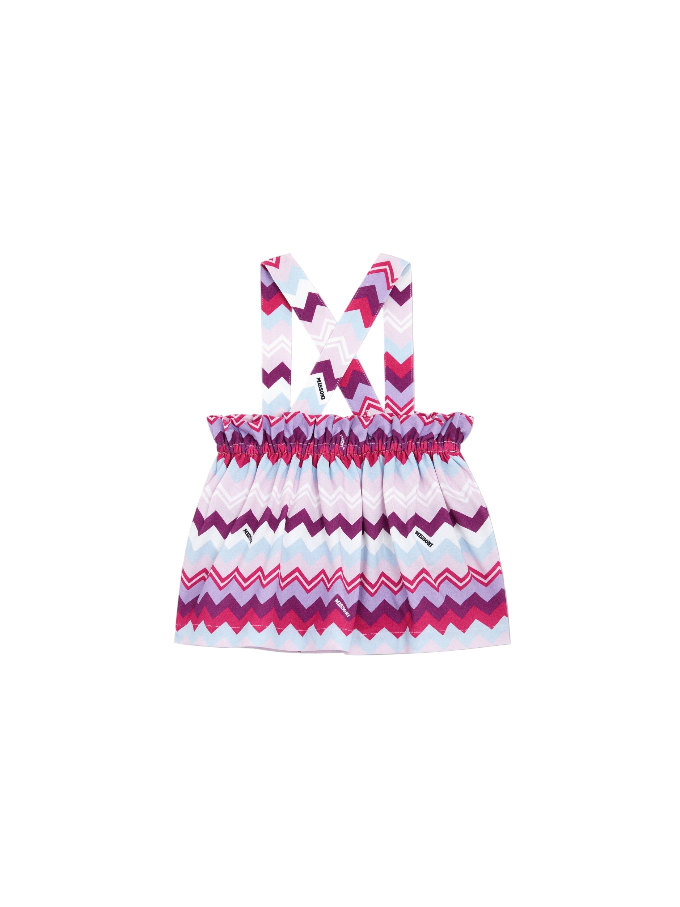 Missoni Toddler Girls Pinafore Dress With Attached Bloomer