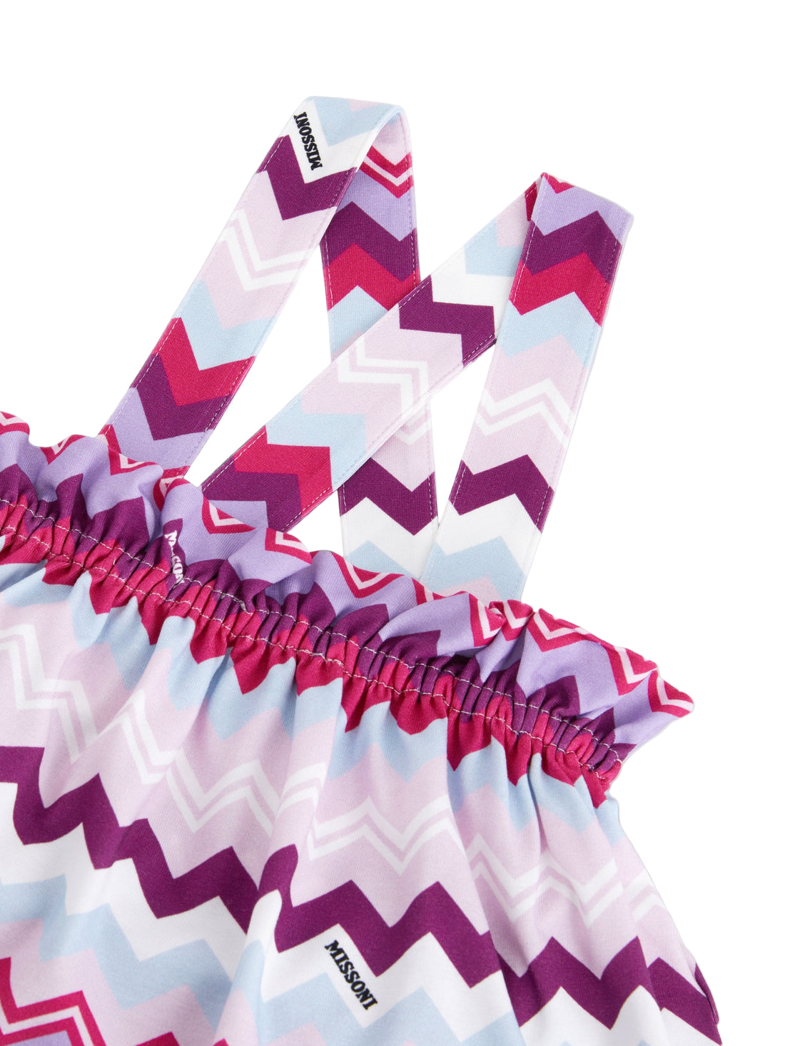 Missoni Toddler Girls Pinafore Dress With Attached Bloomer