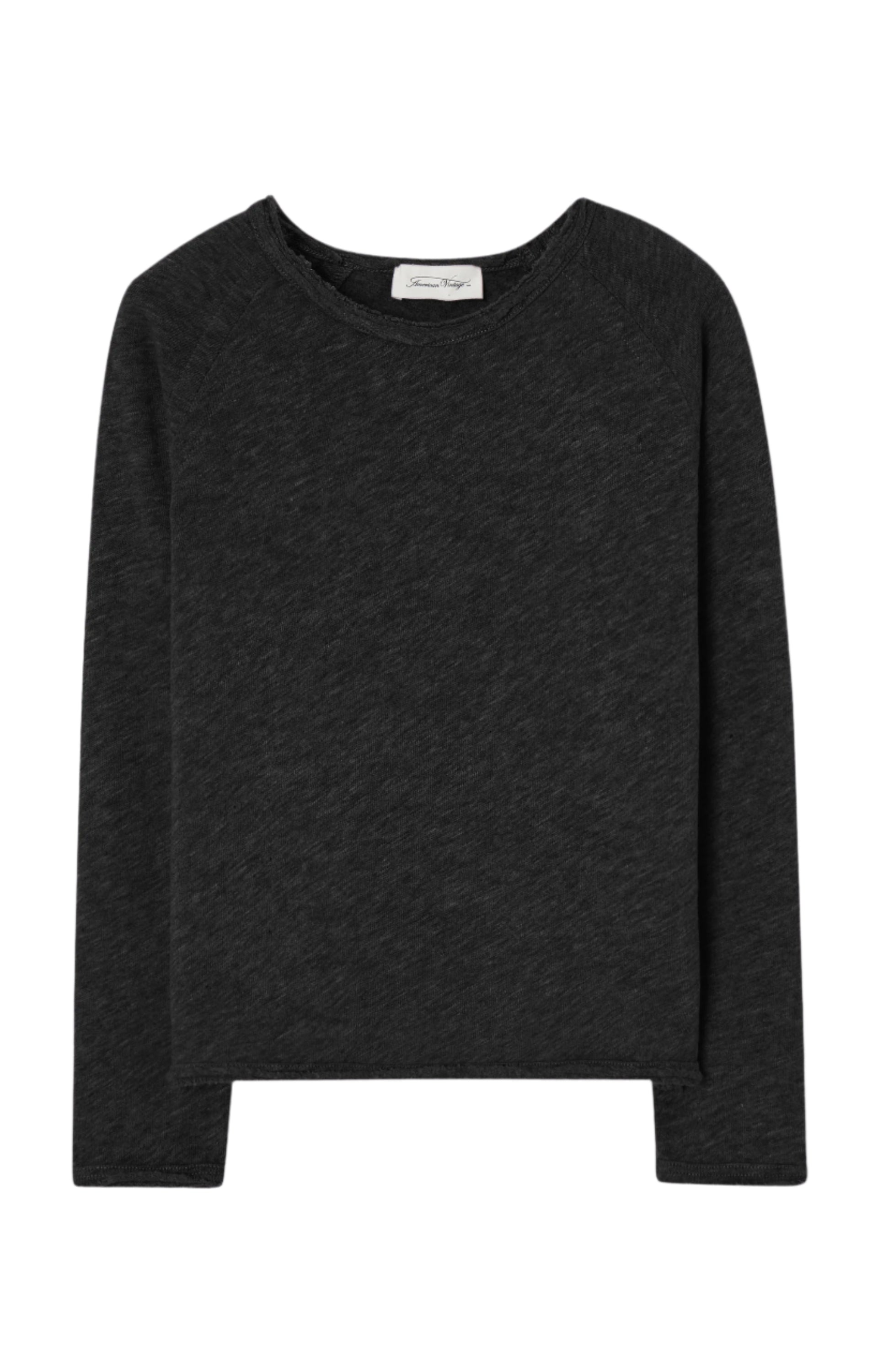 Long-Sleeve Crew Neck T-Shirt