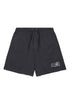 Black Polyester Swim Shorts for Kids Mm6 Kid