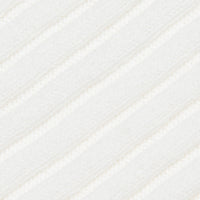 White Ribbed Long Cotton Dress for Kids