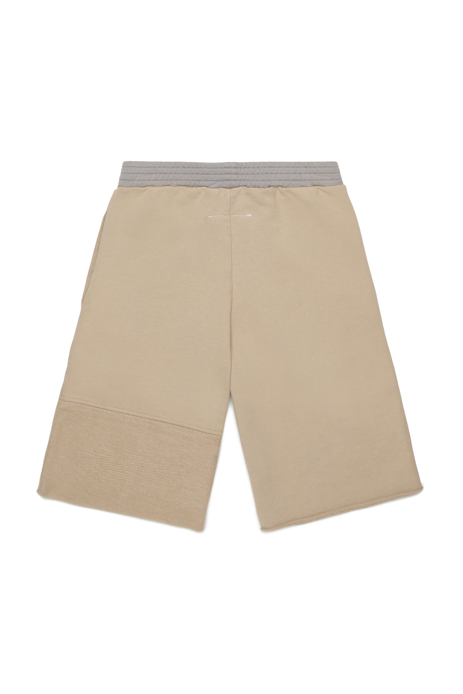 Two-Tone Cotton Logo Shorts for Kids