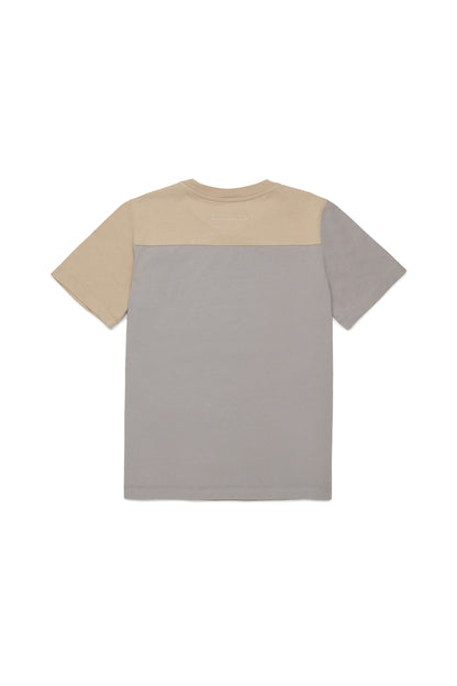 Two-Tone Cotton Graphic T-Shirt for Kids