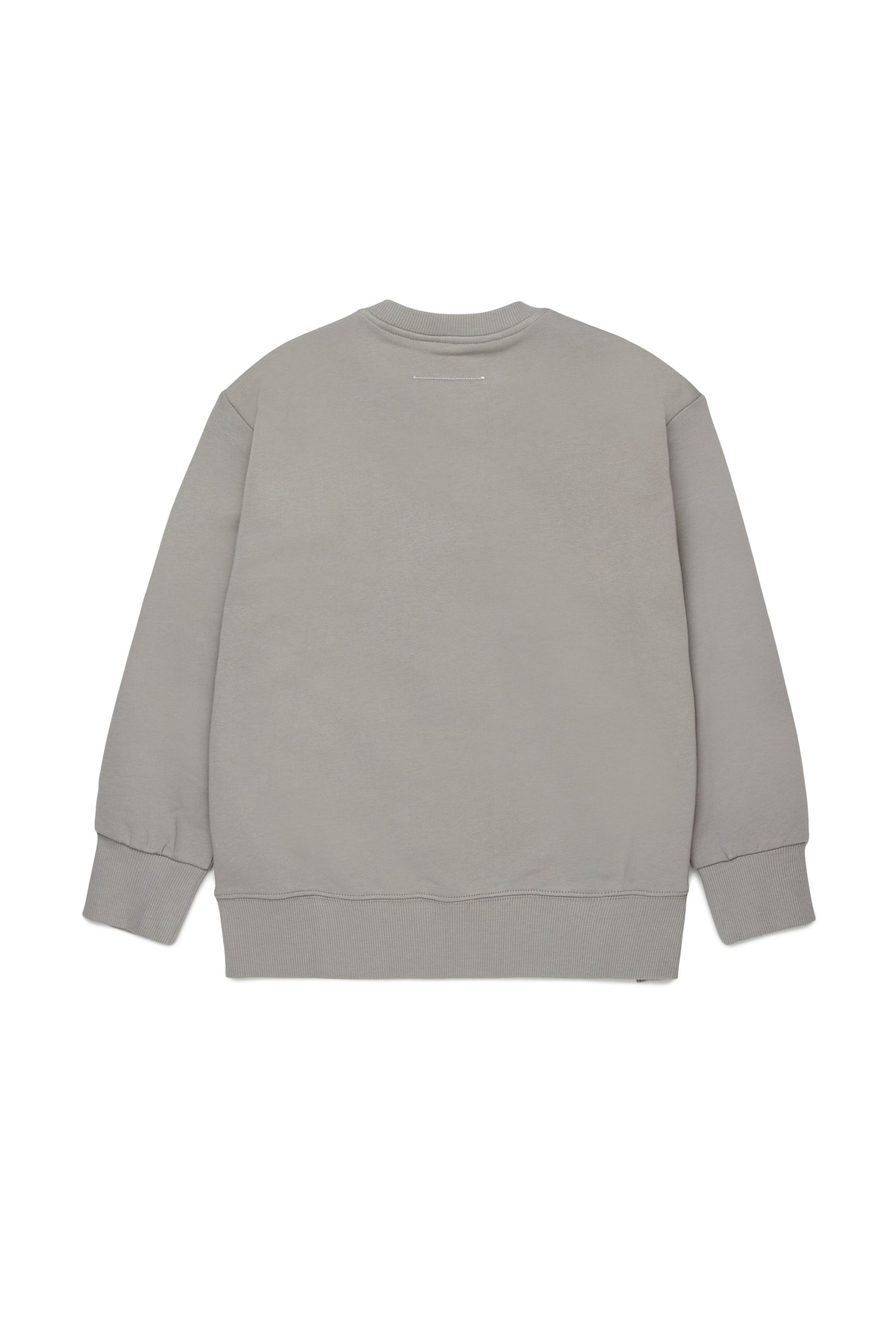 Grey Cotton Logo Sweatshirt for Kids