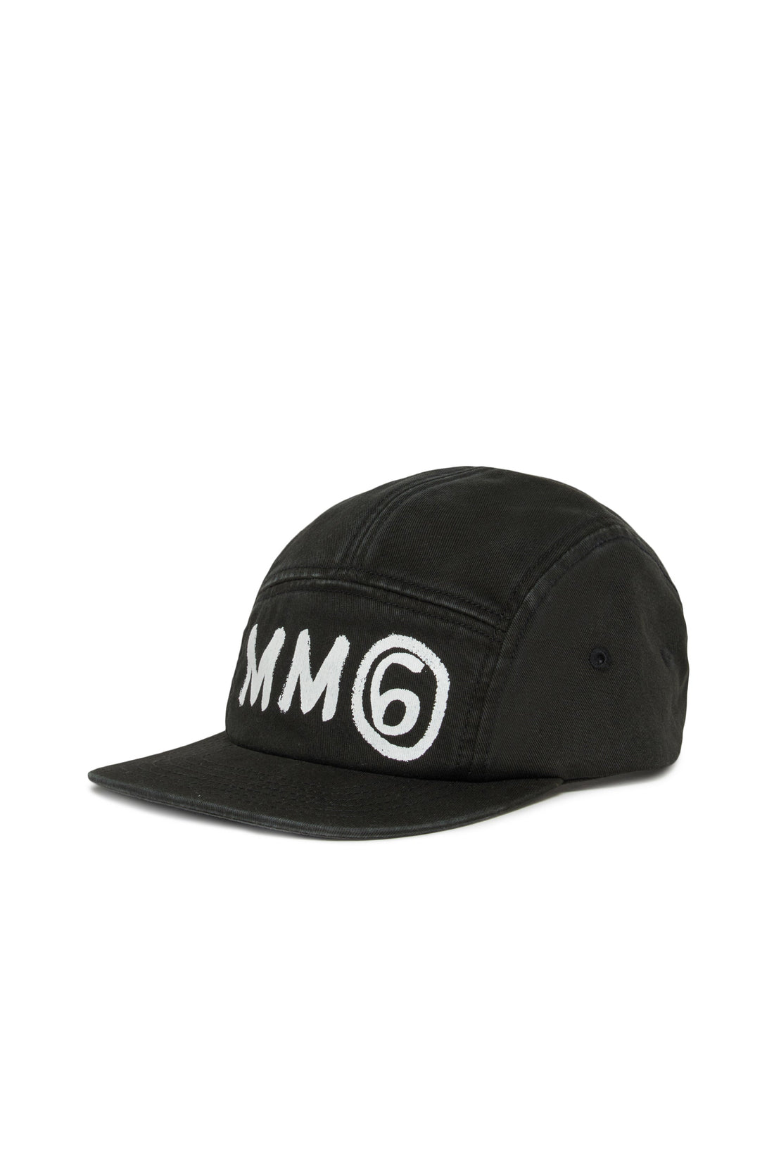 Black Cotton Cap for Kids Mm6 Kid