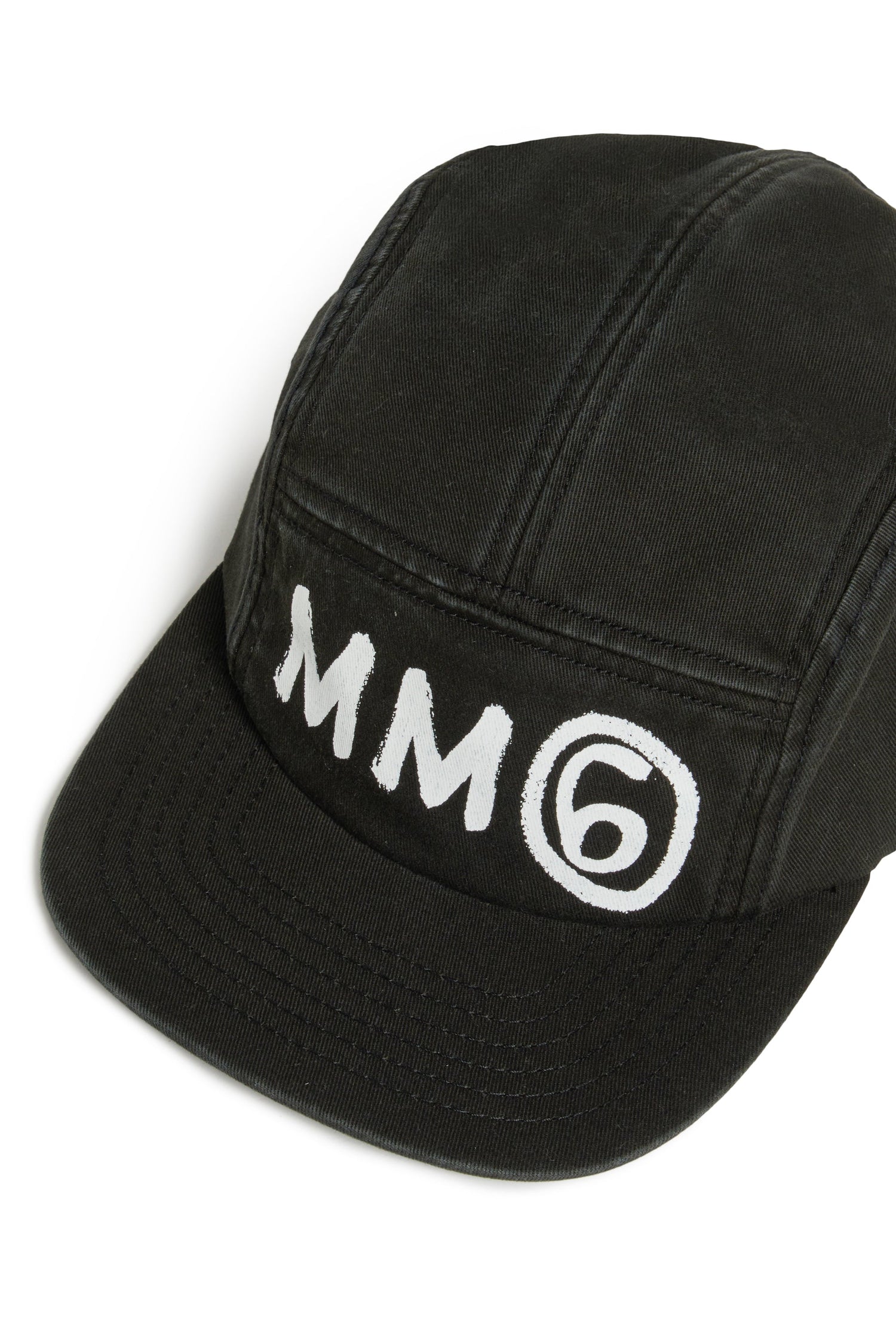 Black Cotton Cap for Kids Mm6 Kid