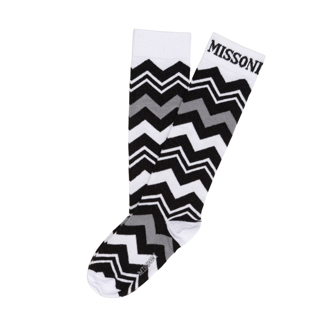 Kids Zigzag Cotton Blend Socks