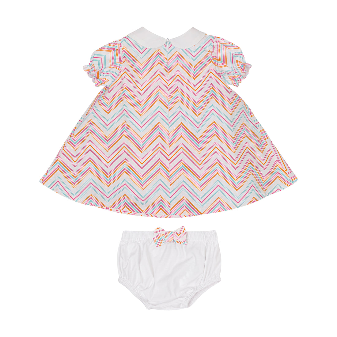 Chevron Baby Dress with Bloomers