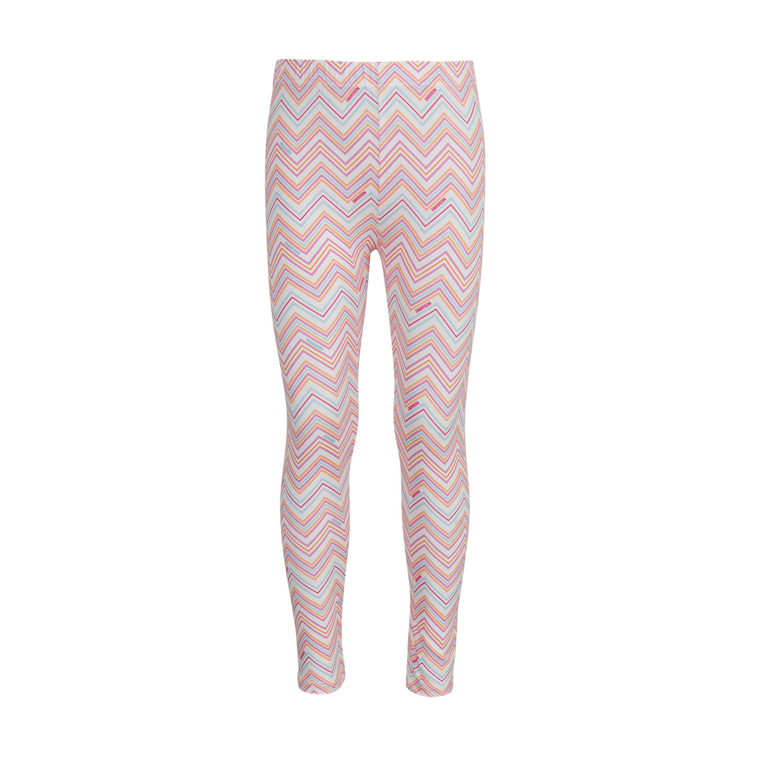 Chevron-Print Cotton Leggings
