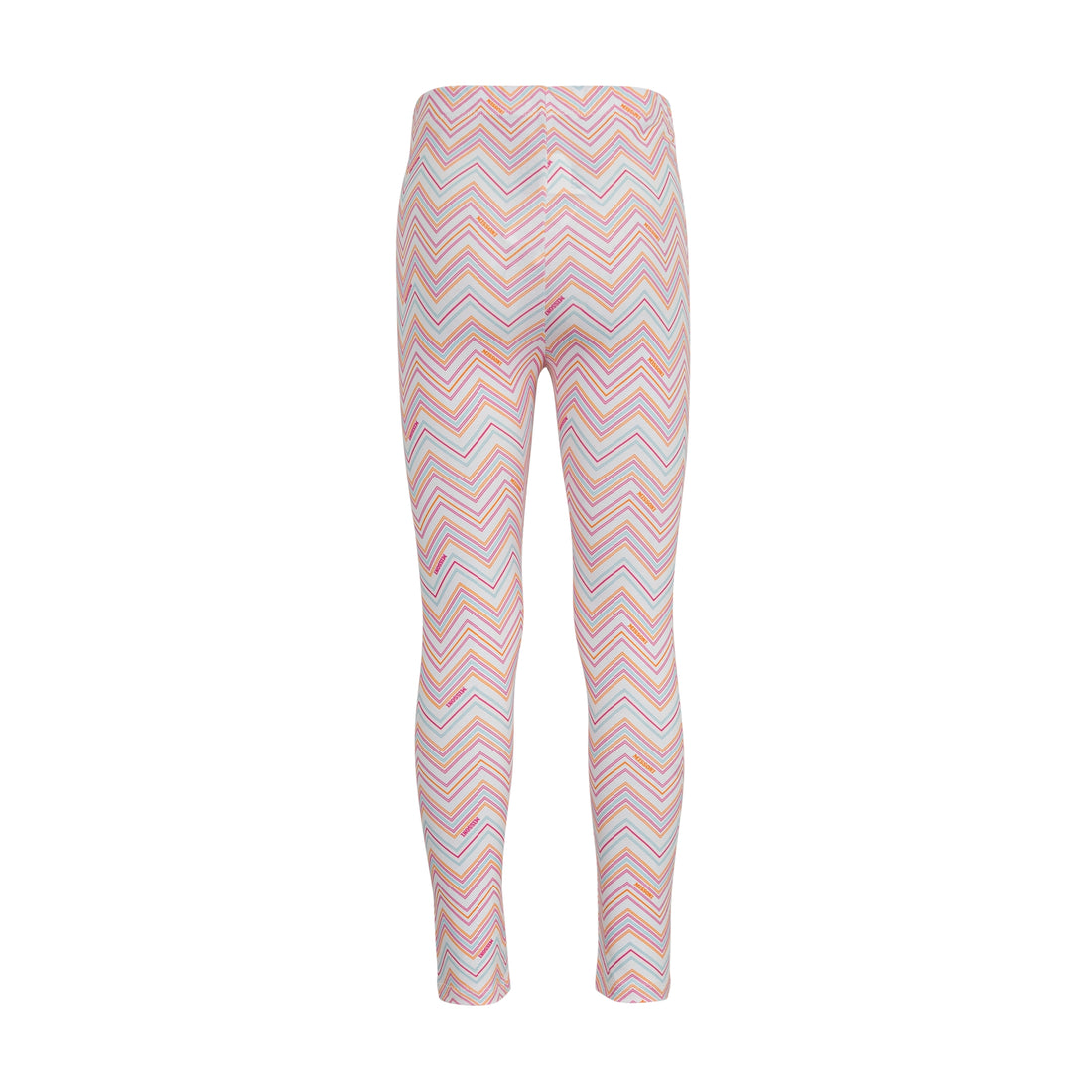 Chevron-Print Cotton Leggings