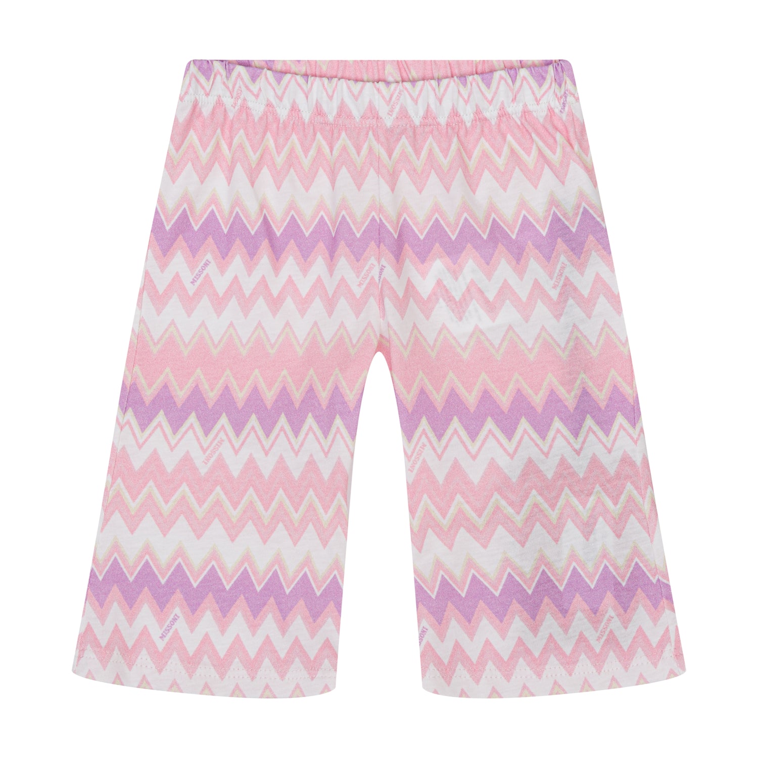Baby Chevron-Print Cotton Flared Leggings