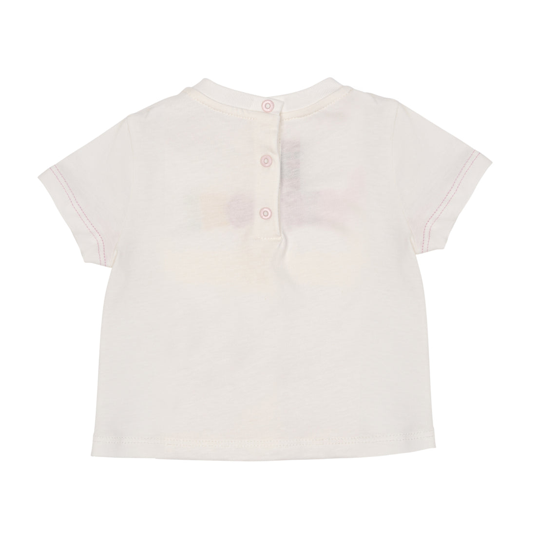 Rainbow Logo Embroidered Knitted Cotton Tee for Toddler