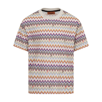 Missoni All-Over Zigzag Knitted T-Shirt
