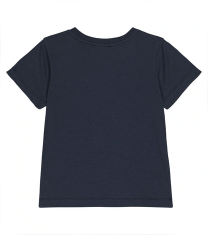 Balmain Logo Cotton T-Shirt: BS8B31Z0082