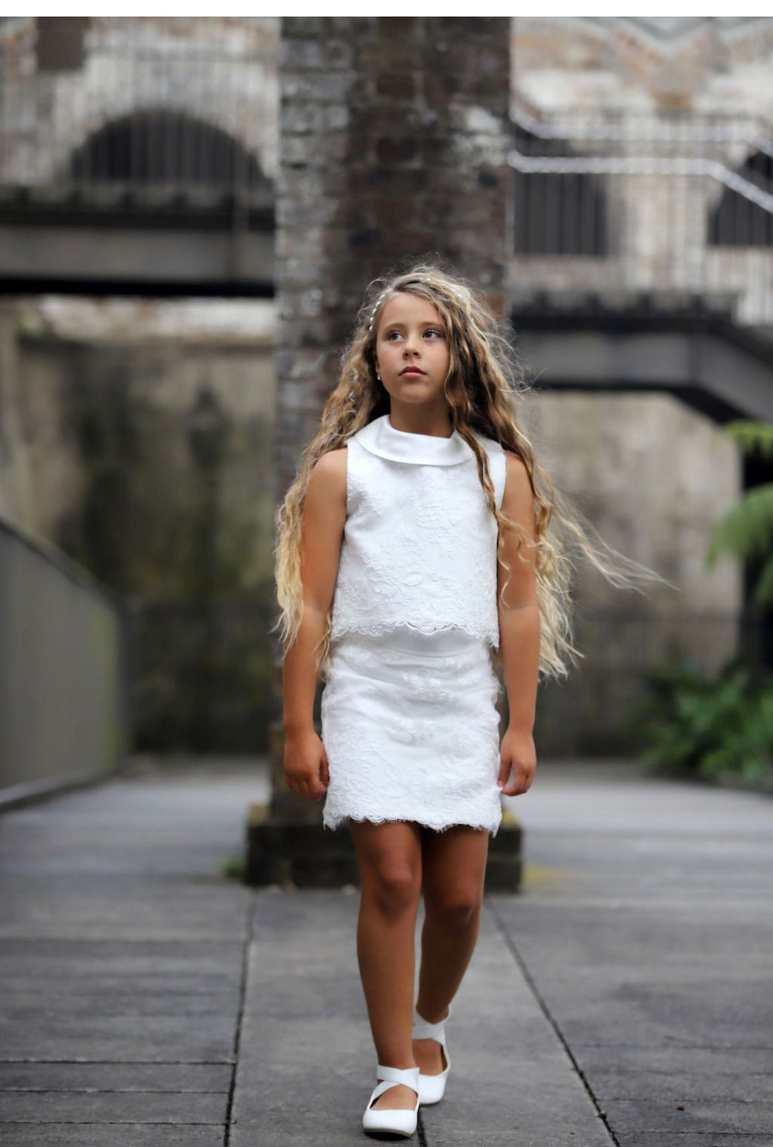 Child by petalsINK Karina Lace Skirt