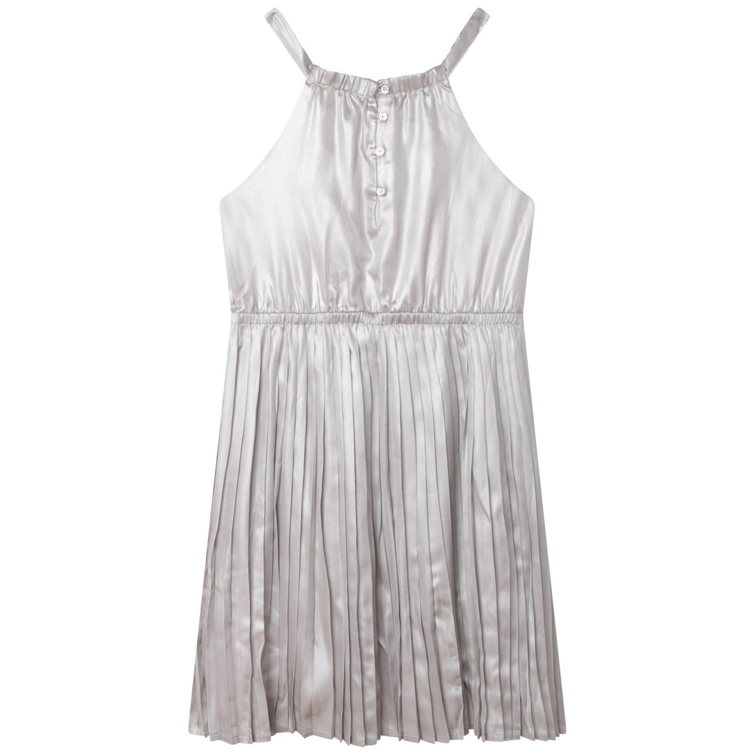 Sleeveless Satin Dress
