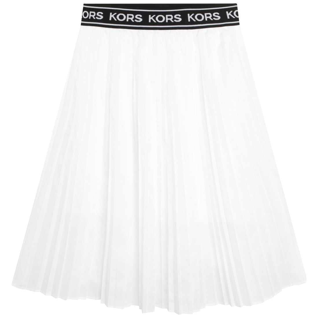 Pleated Skirt With Elastic Waist