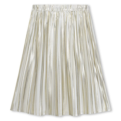 Pleated Mid-Length Skirt