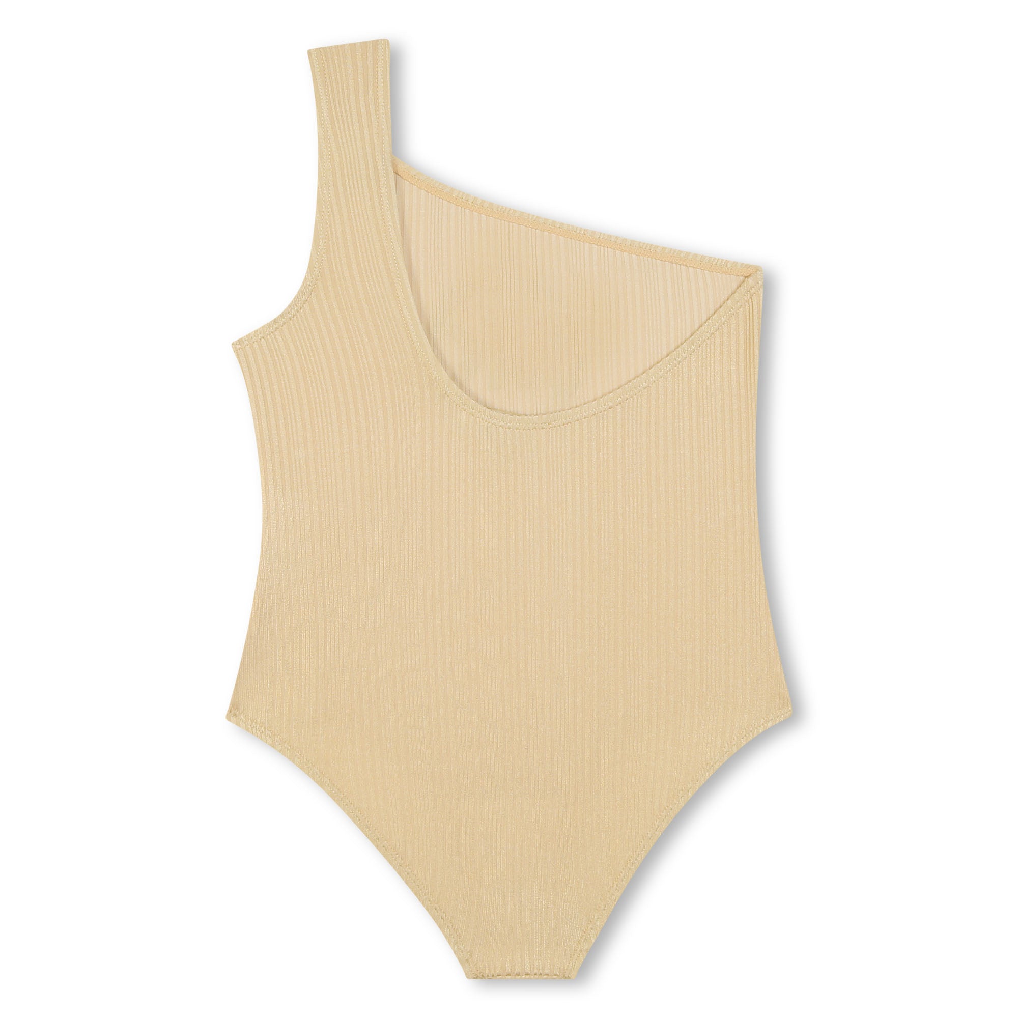 One-Piece Swimsuit with Golden Ring and Charm