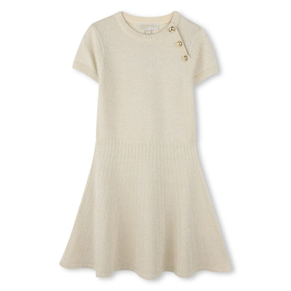 Short-Sleeved Knitted Dress